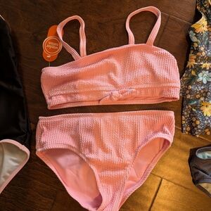 Wonder Nation Light Pink Kids Bikini Set